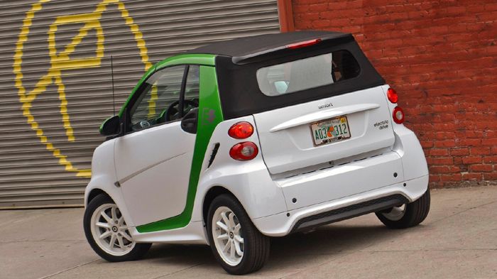 Η cabrio έκδοση του smart electric drive (φωτό) κοστίζει 3.150 ευρώ ακριβότερα της coupe (27.650 και 24.500 ευρώ αντίστοιχα).